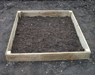 low cost starter kit raised timber bed